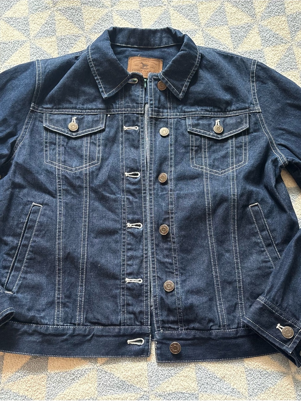 Ralph Lauren Dark Indigo Denim Trucker Jacket